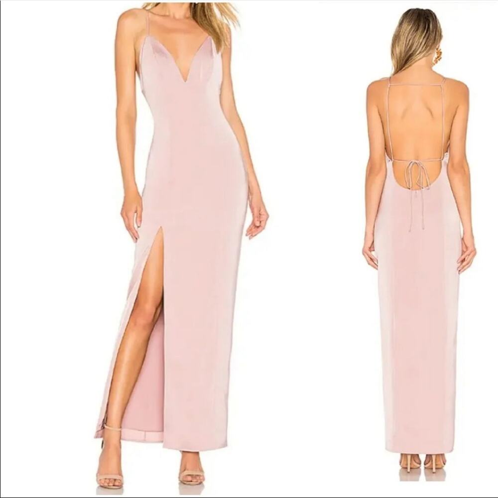Privacy Please Kilgore Gown in Lilac Women’s Medium Maxi Gown Strappy NWT